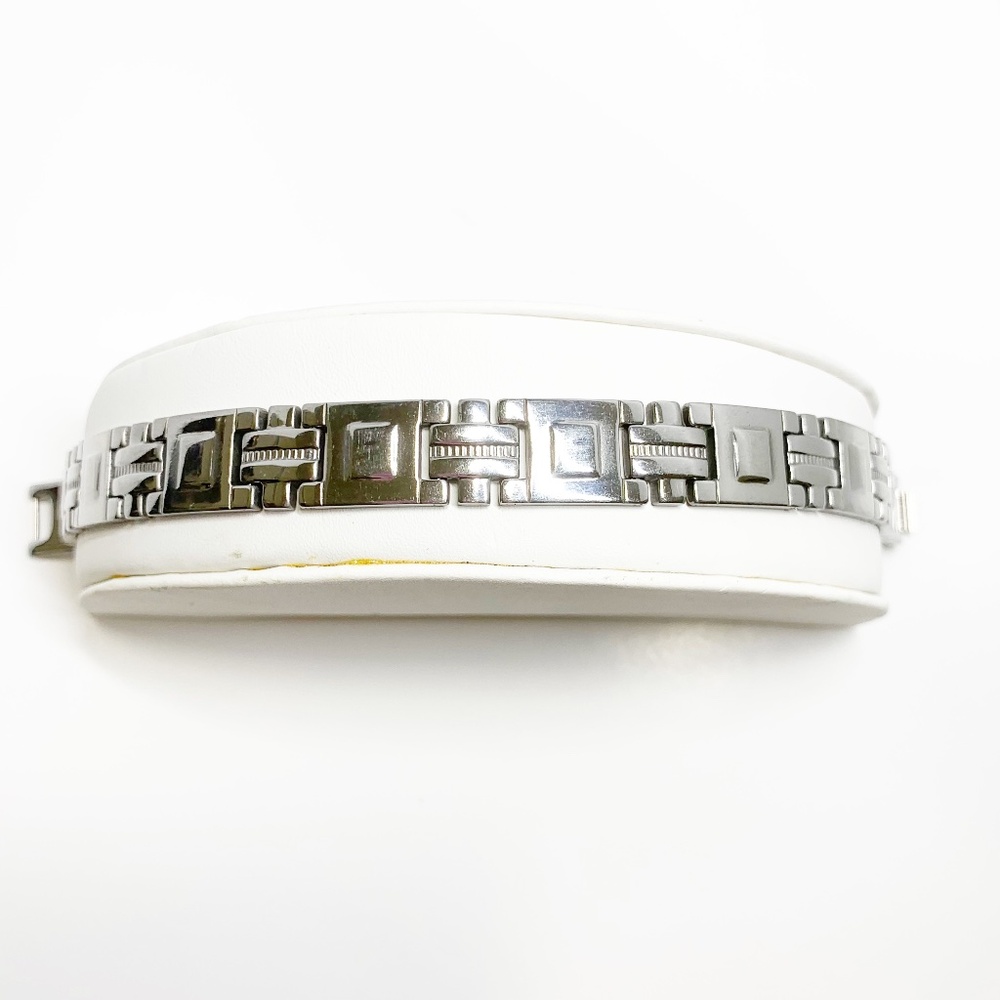 Kohl's Silver Men Chain Bracelet